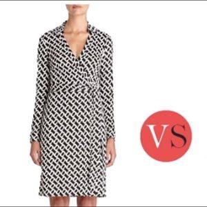 Diane von Furstenburg perfect wrap dress.
